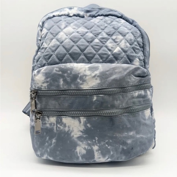 Urban Expressions Handbags - URBAN EXPRESSIONS Bailey quilted diamond women's backpack blue bag school boho